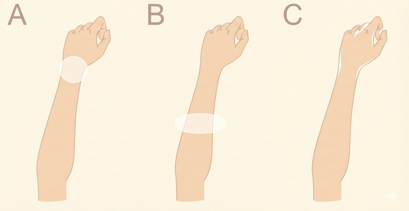 関節の大きさの参考画像