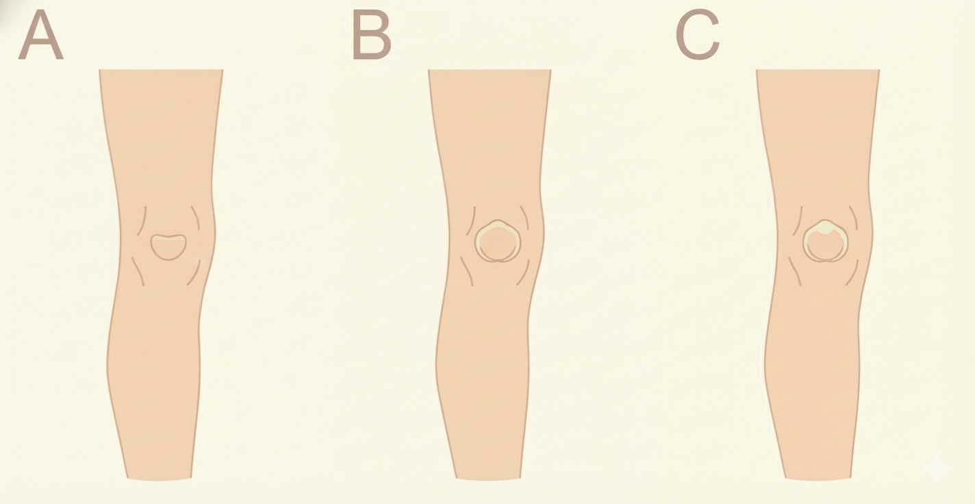 関節の大きさの参考画像